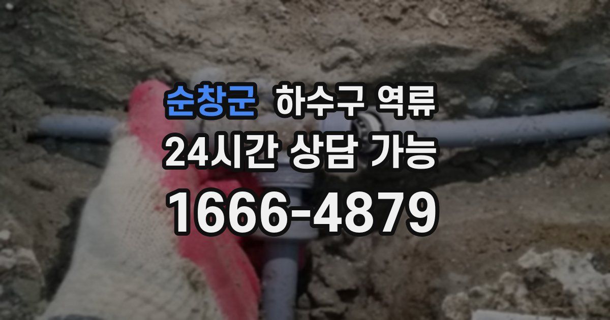 순창군 하수구 역류