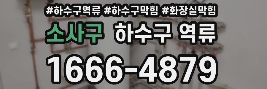 소사구 하수구 역류