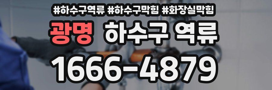 광명 하수구 역류