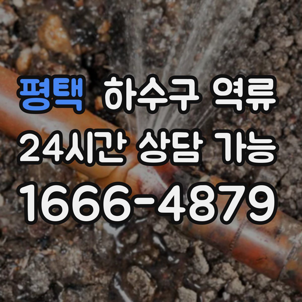 평택 하수구 역류