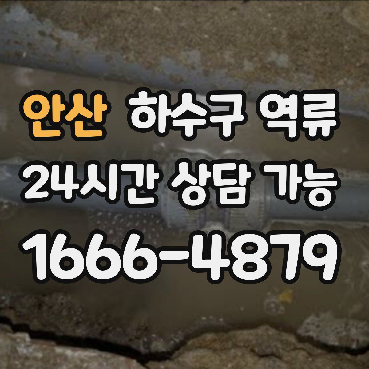 안산 하수구 역류