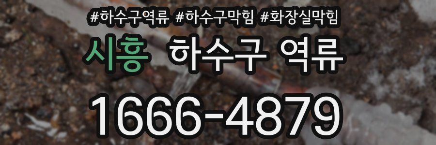 시흥 하수구 역류