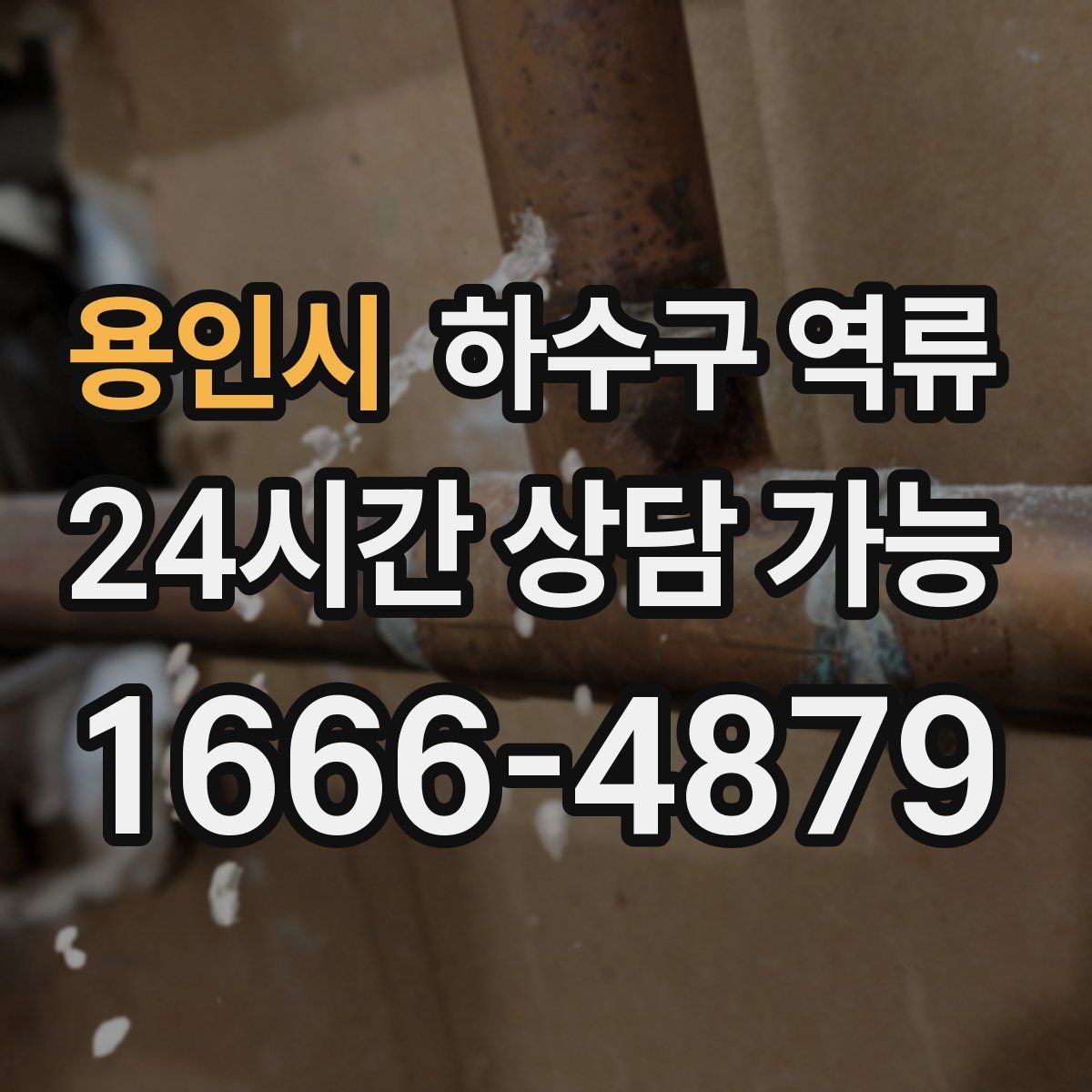 용인시 하수구 역류