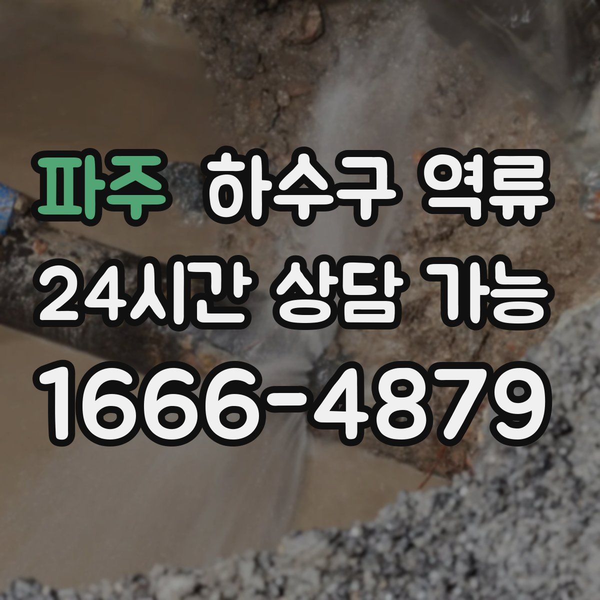 파주 하수구 역류