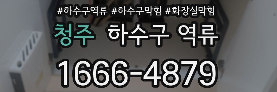 청주 하수구 역류