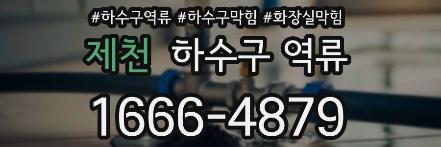 제천 하수구 역류