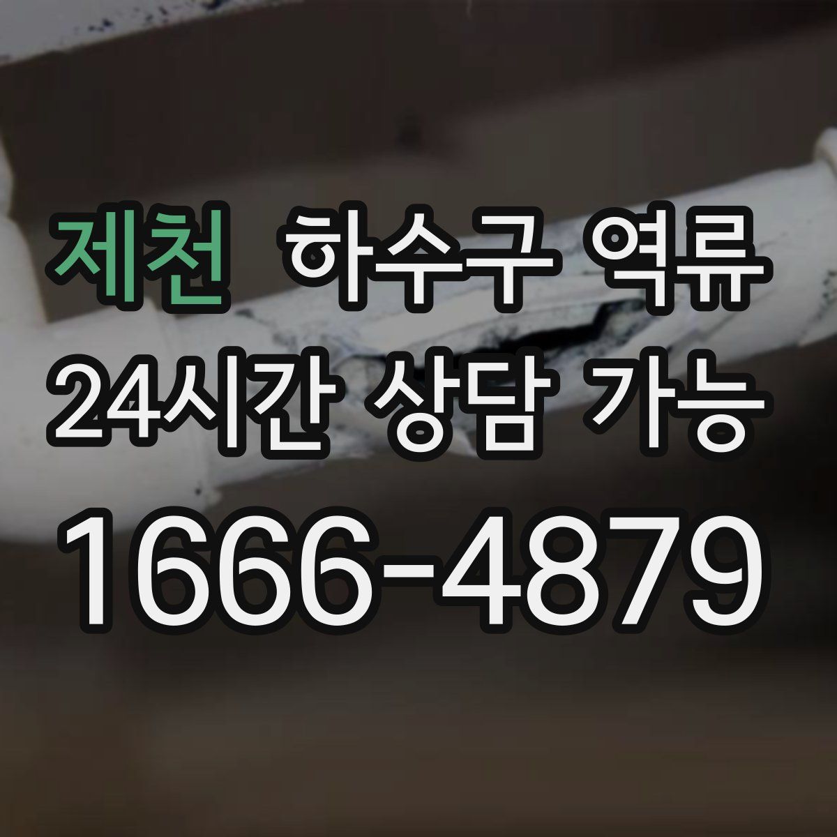 제천 하수구 역류