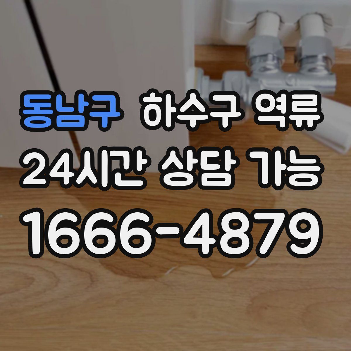 동남구 하수구 역류