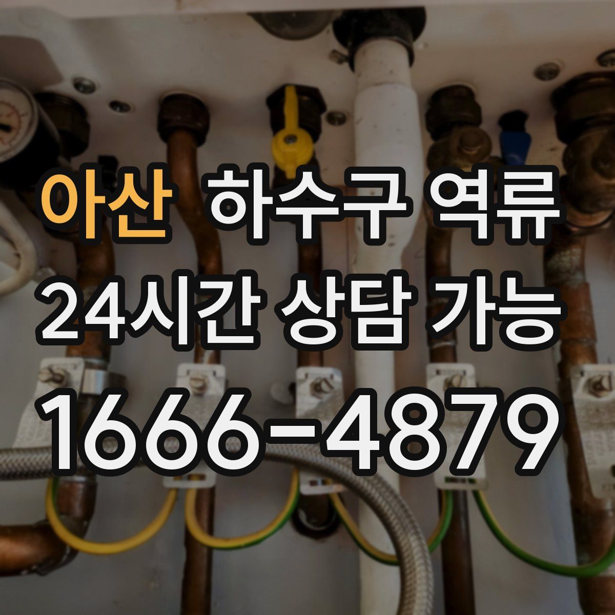 아산 하수구 역류