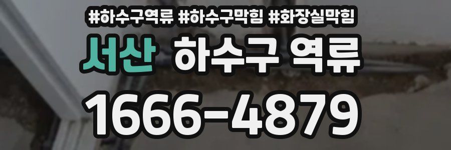 서산 하수구 역류