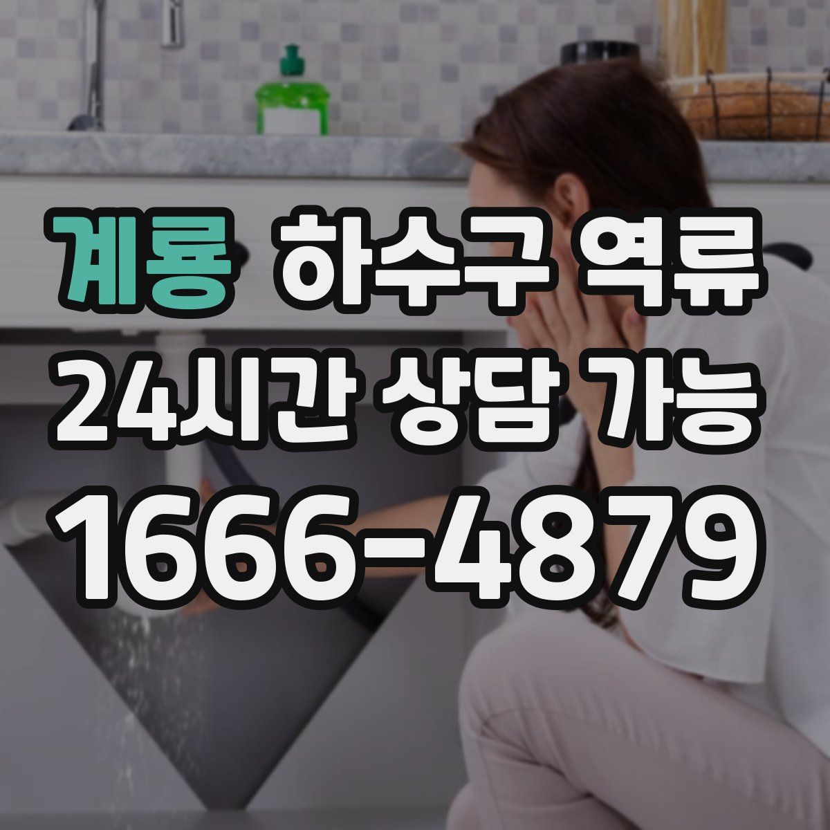 계룡 하수구 역류