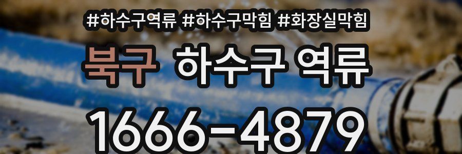 북구 하수구 역류