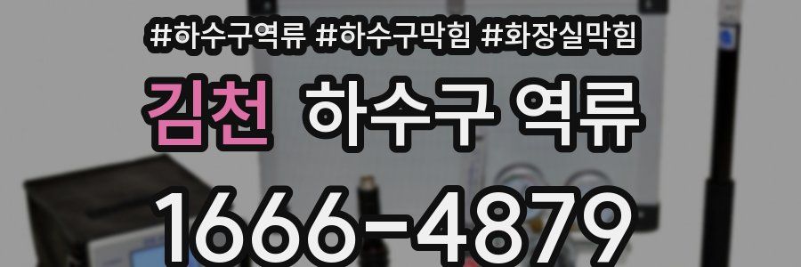 김천 하수구 역류