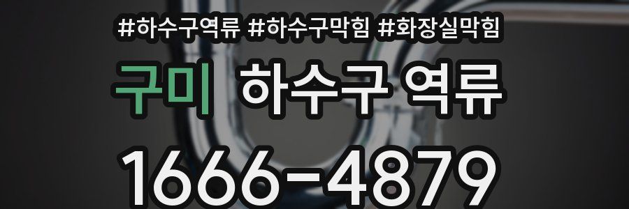 구미 하수구 역류