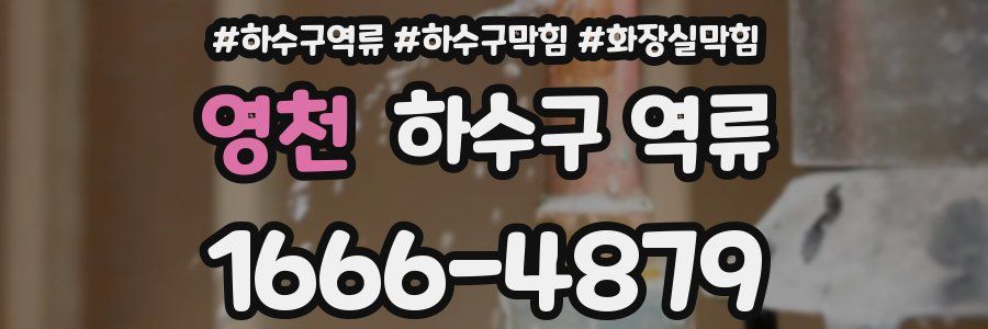 영천 하수구 역류