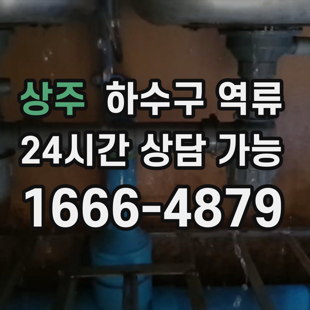 상주 하수구 역류