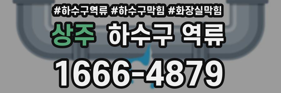 상주 하수구 역류