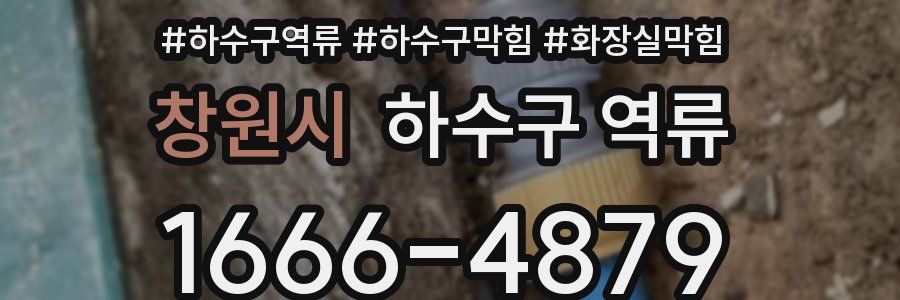 창원시 하수구 역류