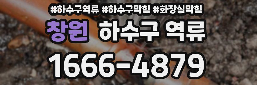 창원 하수구 역류