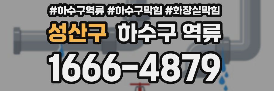 성산구 하수구 역류