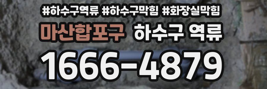 마산합포구 하수구 역류