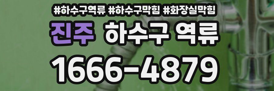 진주 하수구 역류