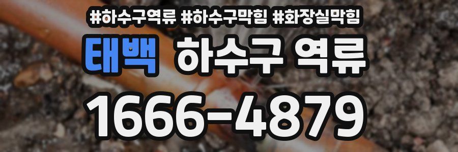 태백 하수구 역류