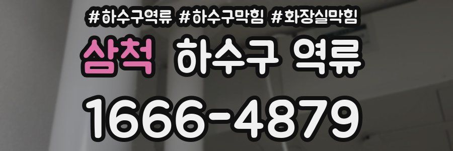 삼척 하수구 역류