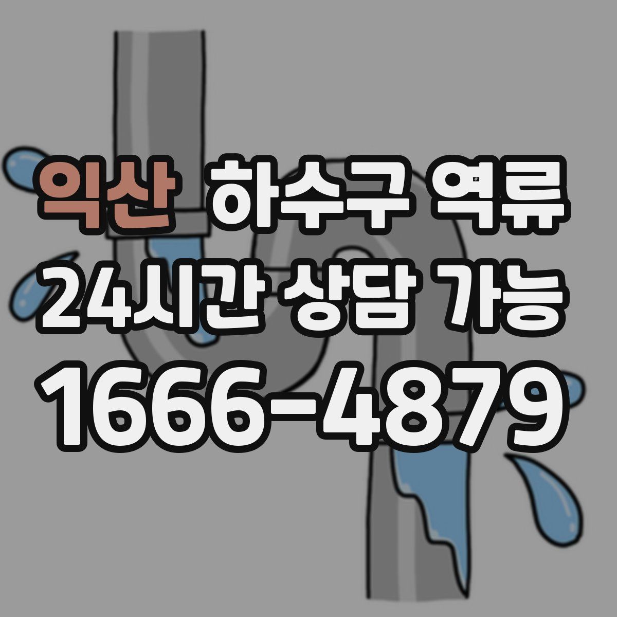 익산 하수구 역류