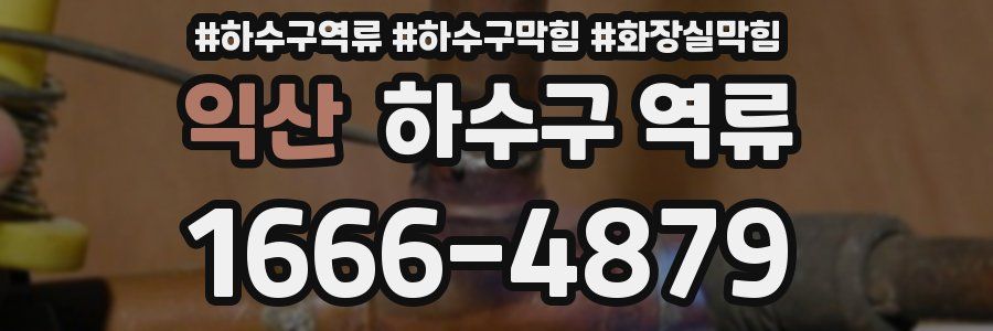 익산 하수구 역류