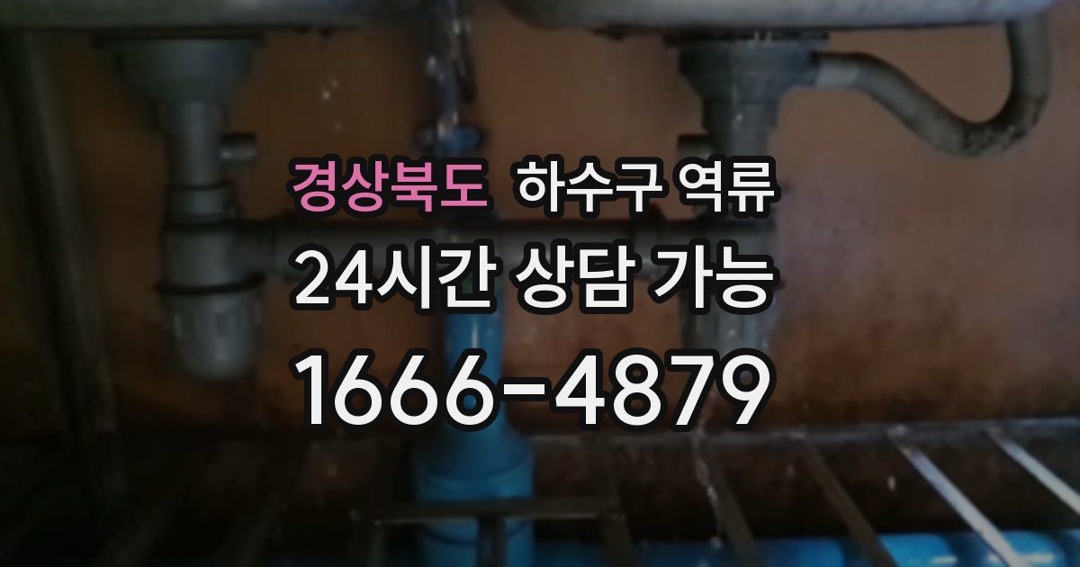 경상북도 하수구 역류