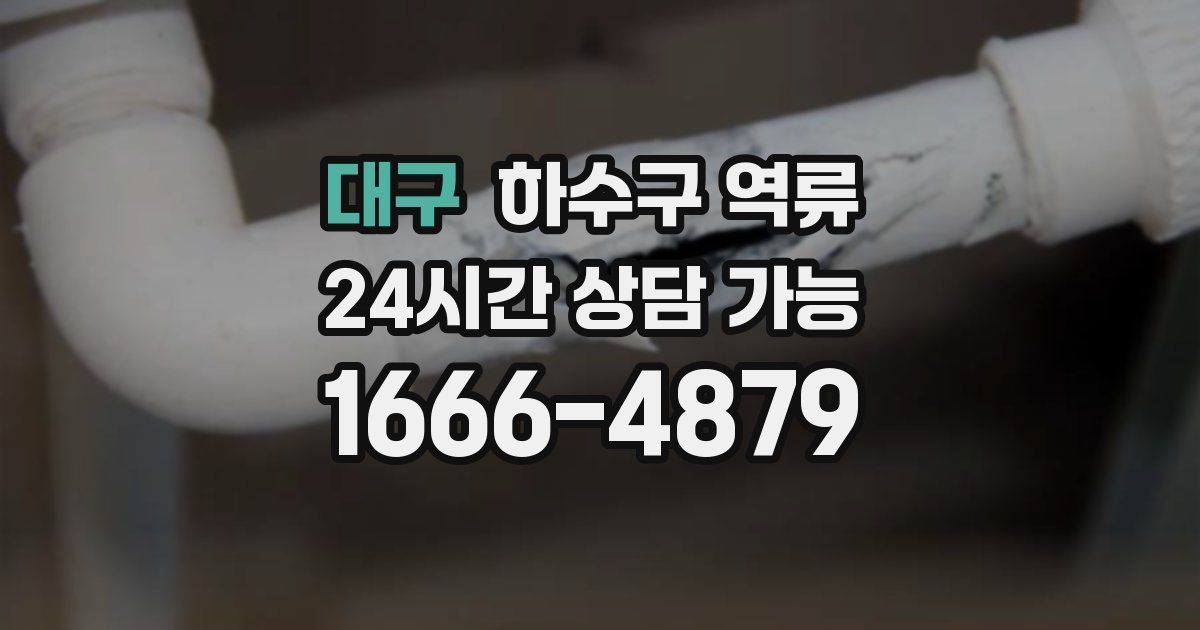 대구 하수구 역류