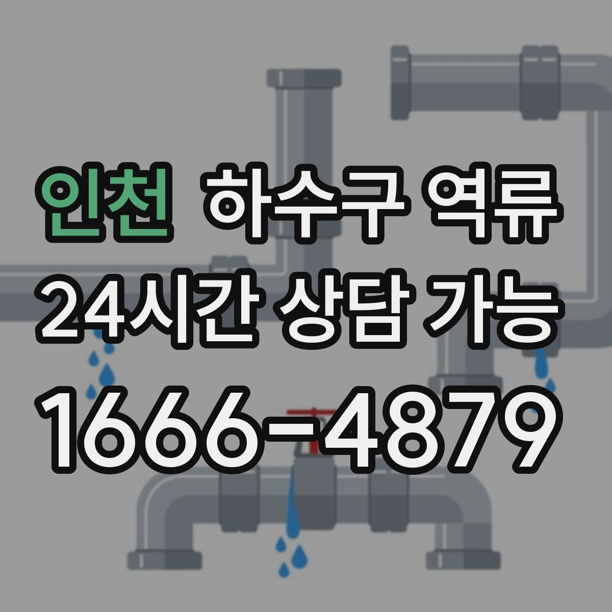 인천 하수구 역류