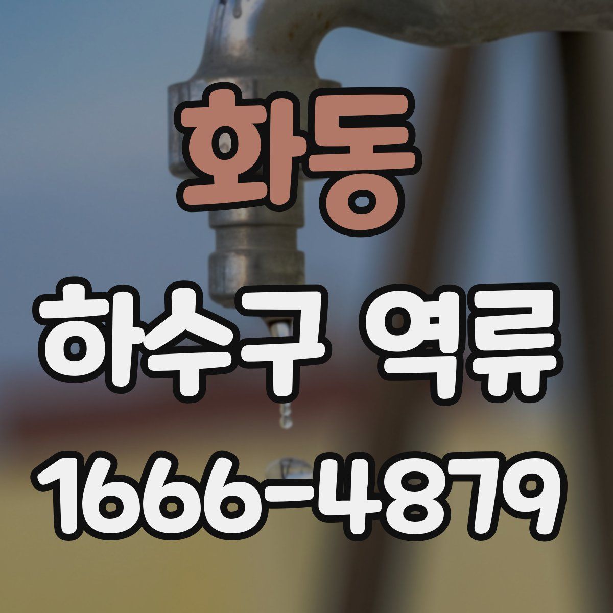 화동 하수구 역류