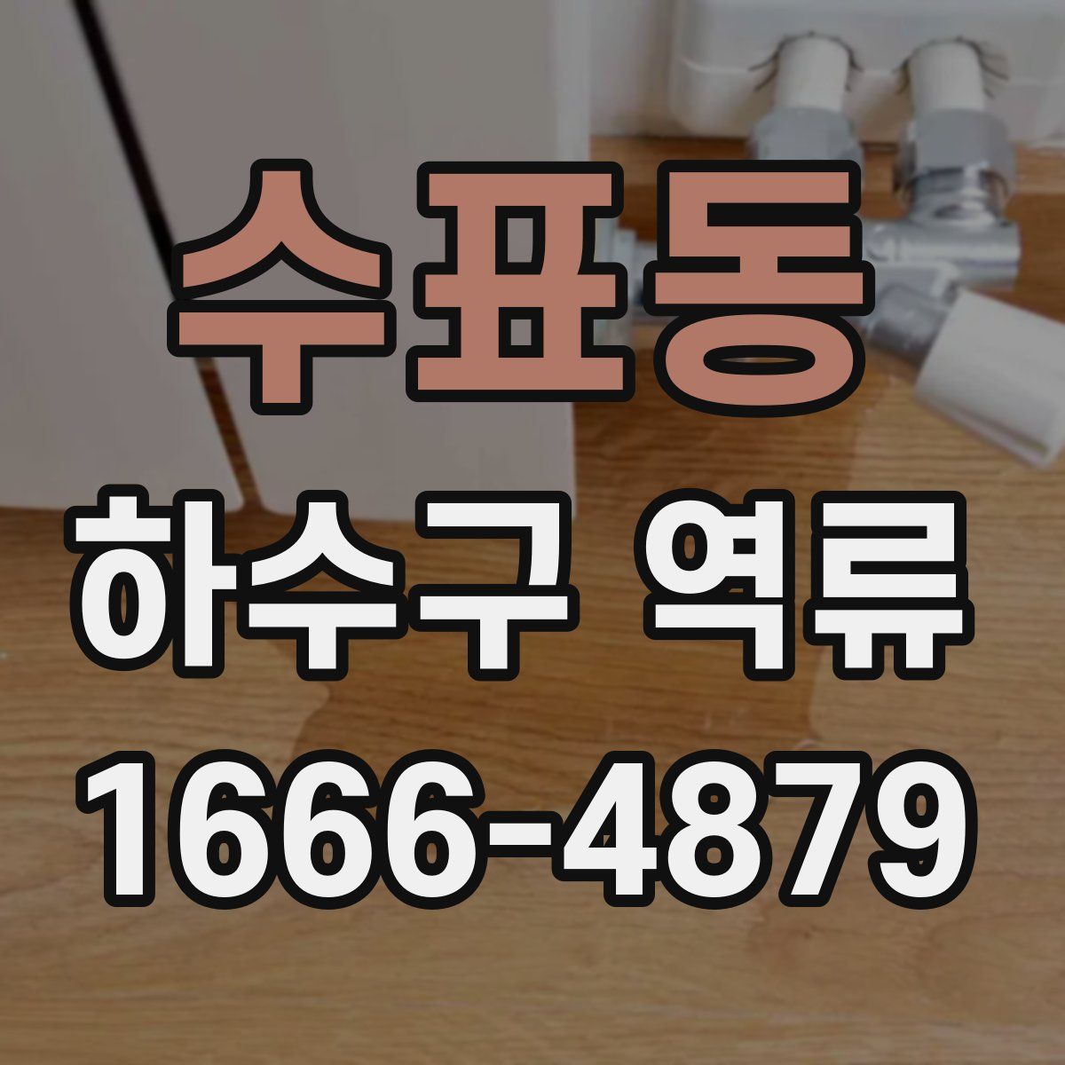 수표동 하수구 역류
