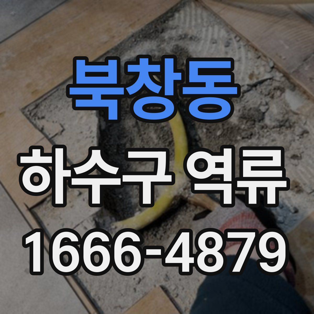 북창동 하수구 역류