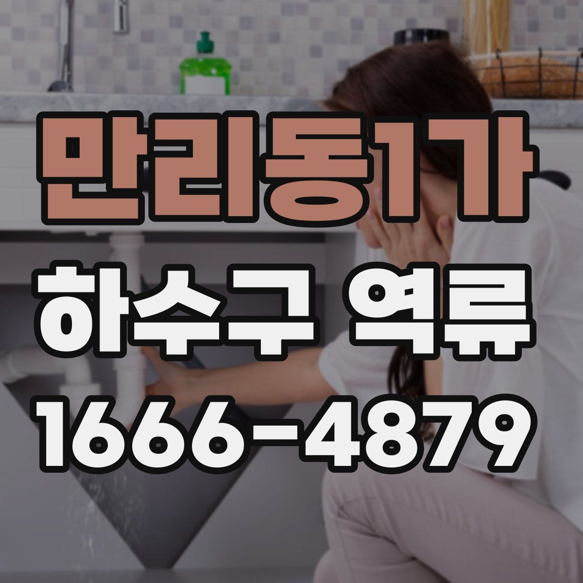 만리동1가 하수구 역류