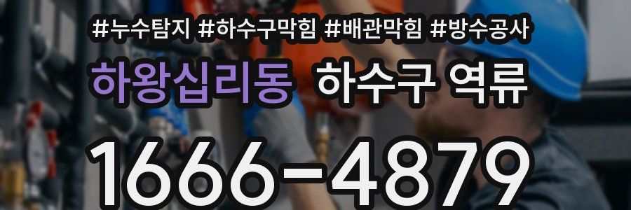 하왕십리동 하수구 역류