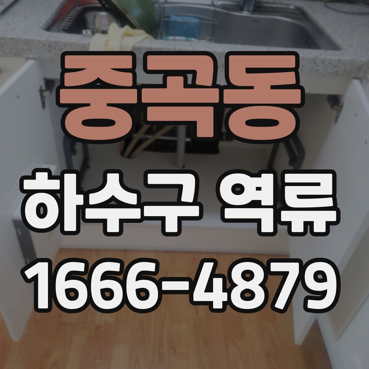 중곡동 하수구 역류