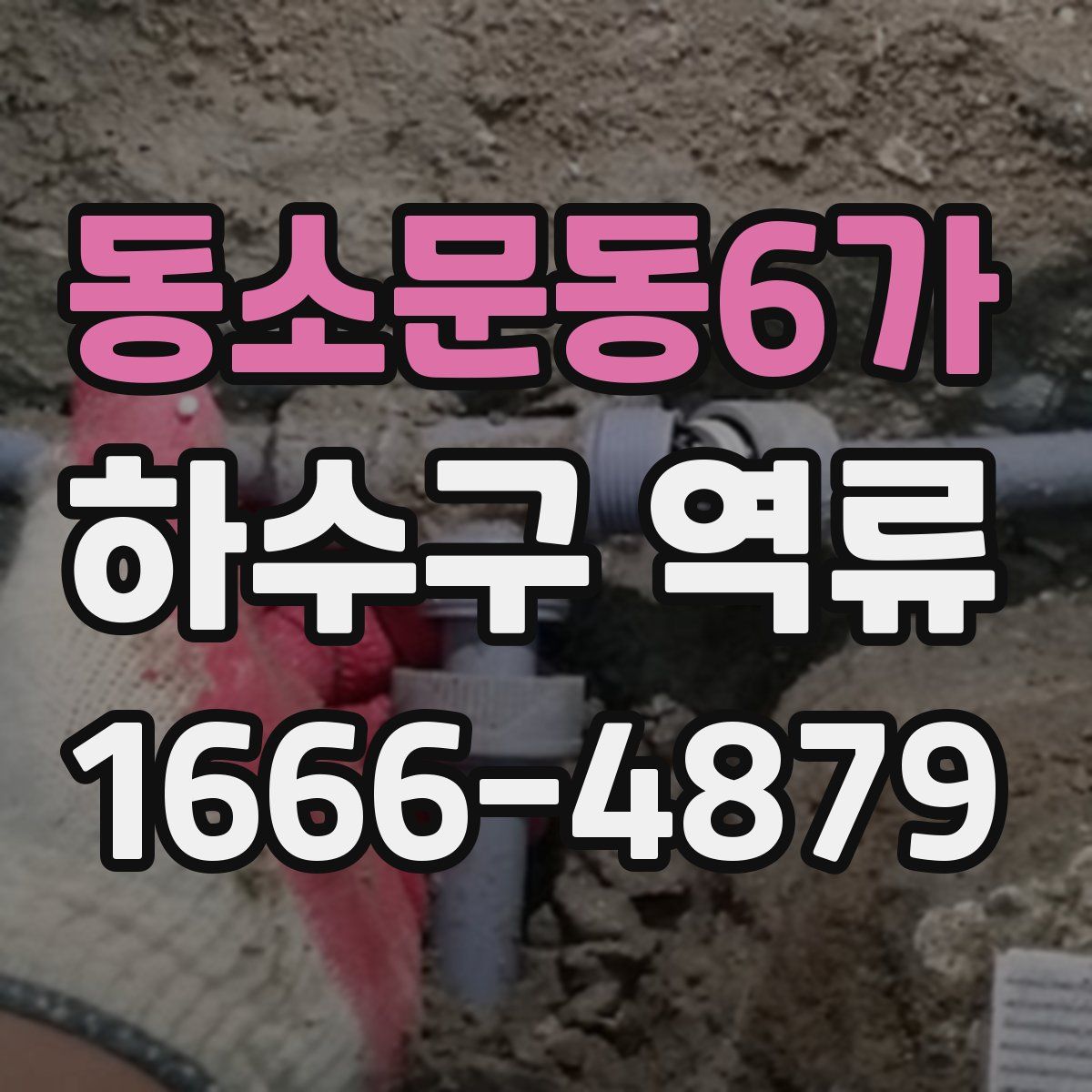 동소문동6가 하수구 역류