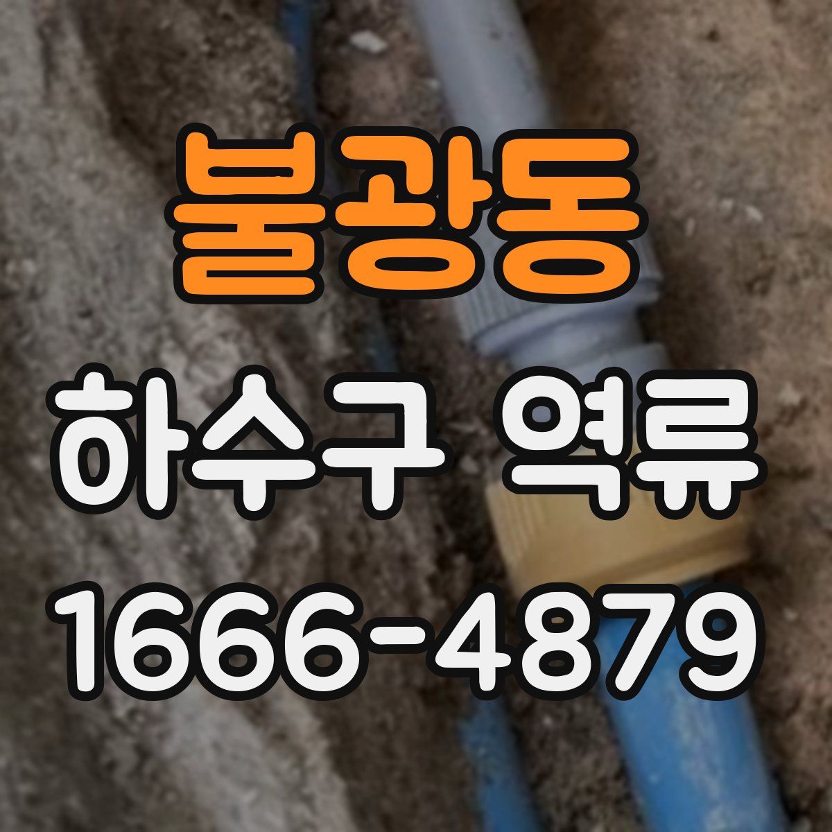 불광동 하수구 역류