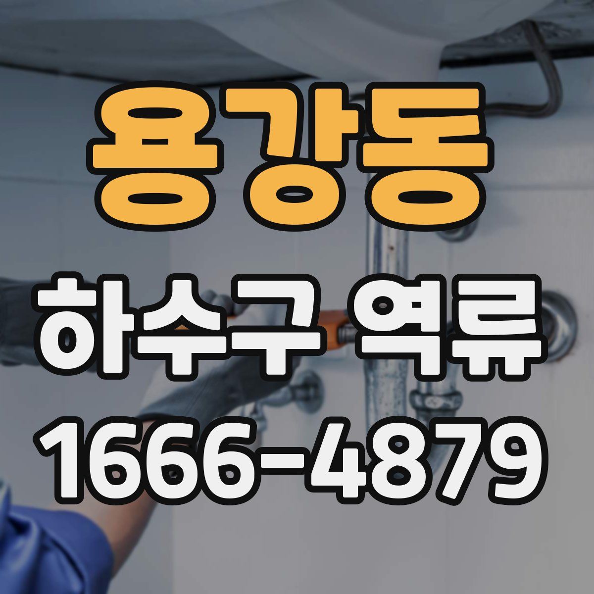용강동 하수구 역류