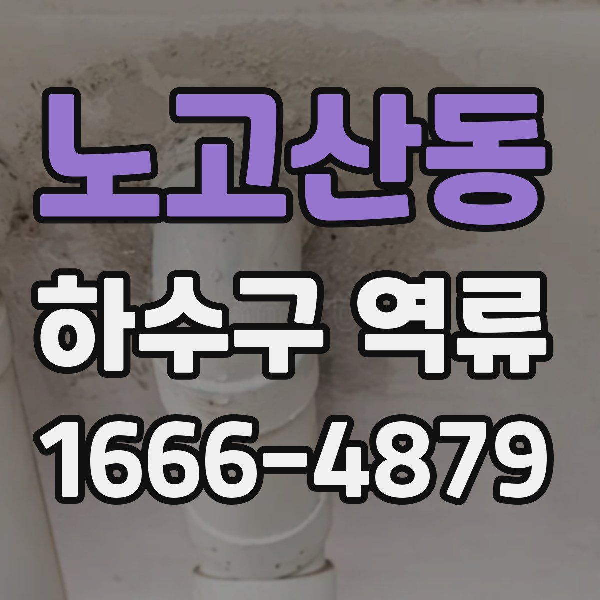 노고산동 하수구 역류