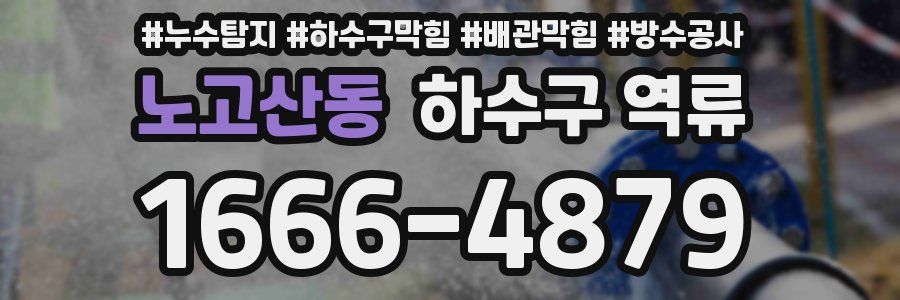 노고산동 하수구 역류