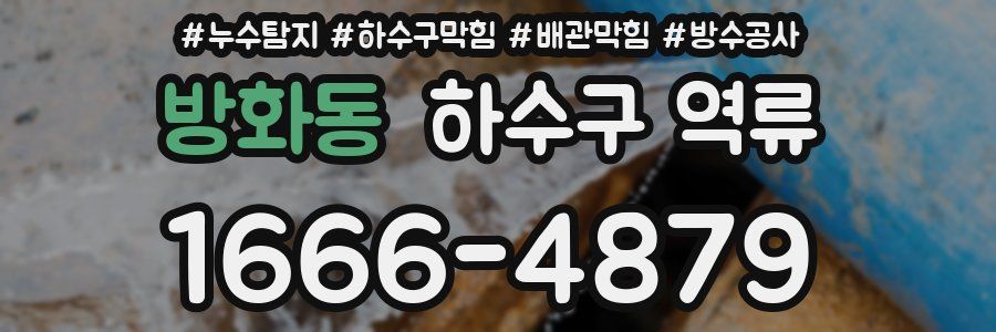 방화동 하수구 역류