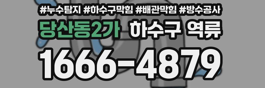 당산동2가 하수구 역류