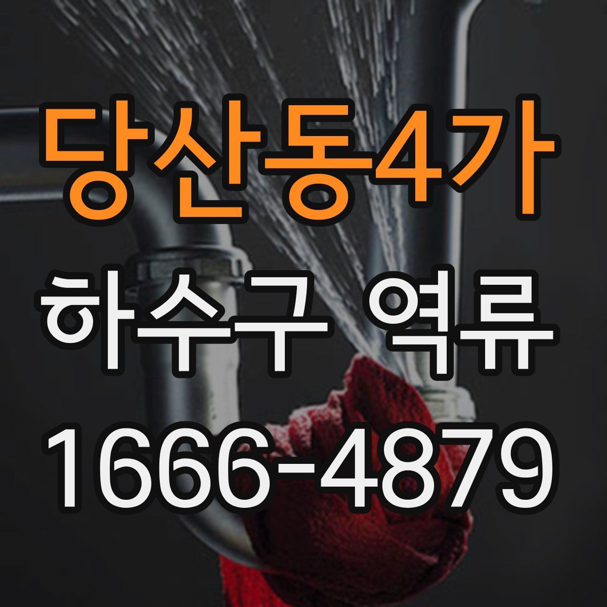 당산동4가 하수구 역류