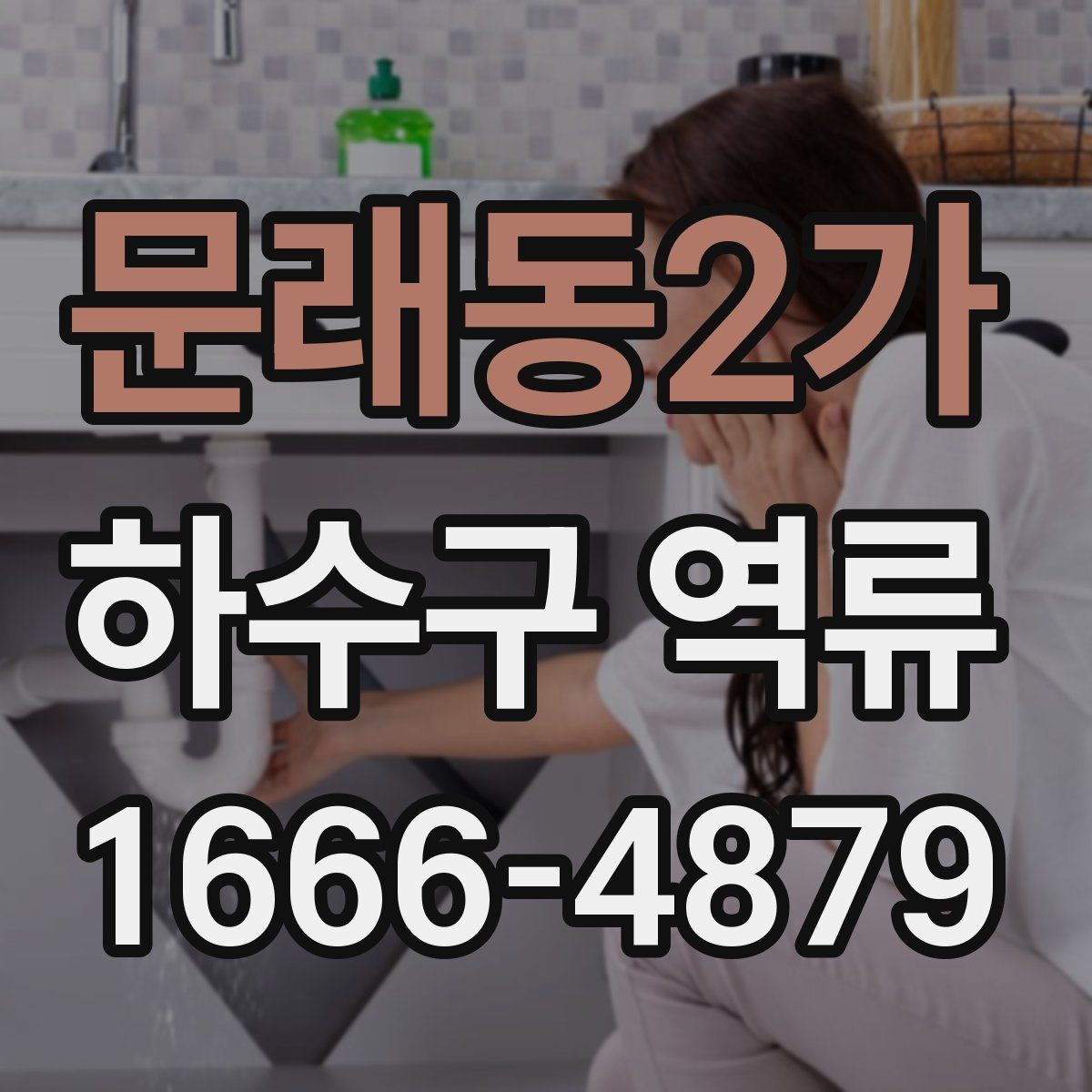 문래동2가 하수구 역류