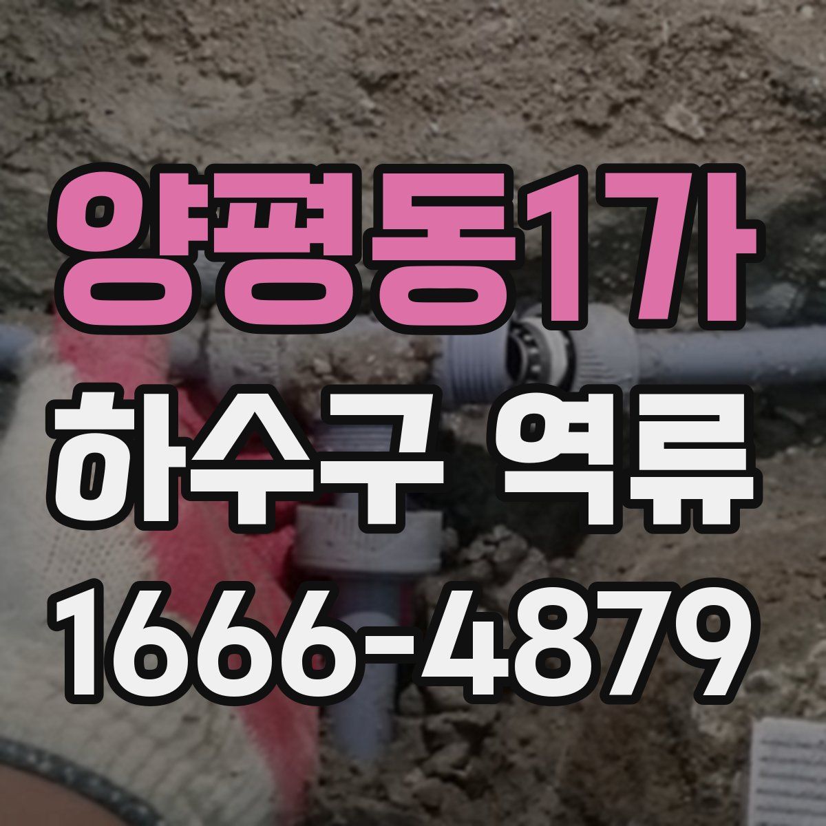 양평동1가 하수구 역류