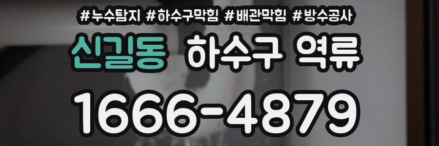 신길동 하수구 역류